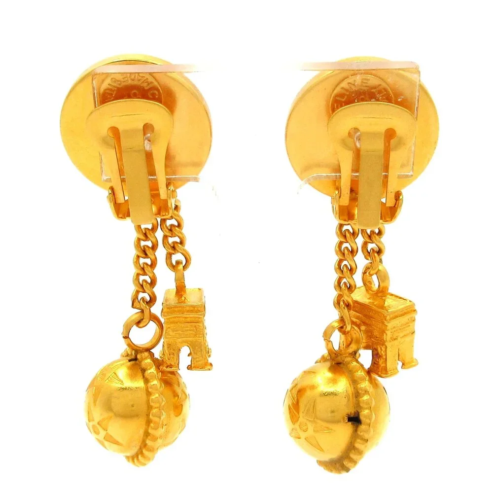 Celine clip earrings